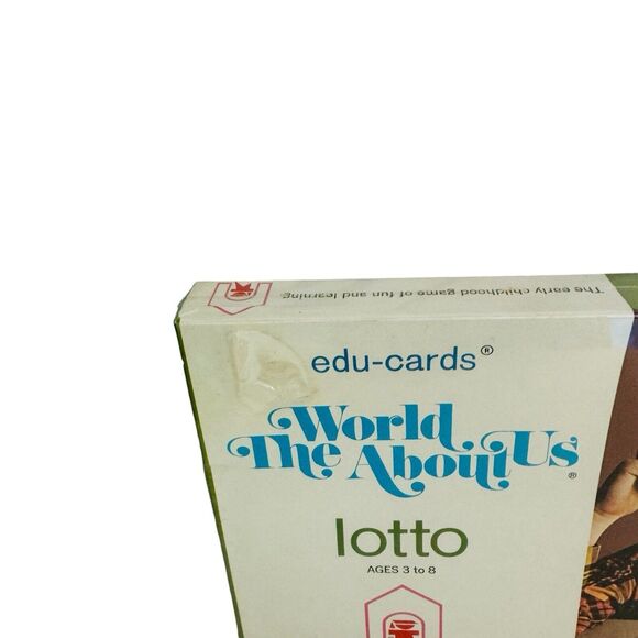 NEW Edu-Game The World About Us‎ Lotto 1970s VINTAGE LEARNING EDU Cards - Picture 3 of 5